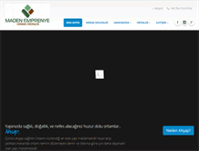 Tablet Screenshot of madenkereste.com